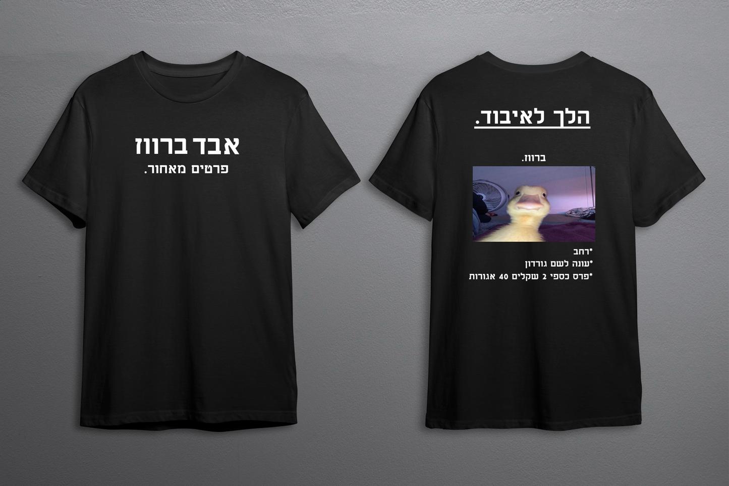 חולצת אבד ברווז